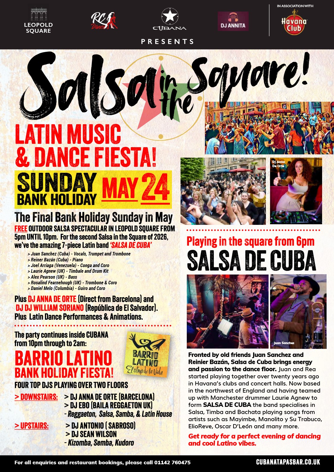 Salsa in the Square at Cubana