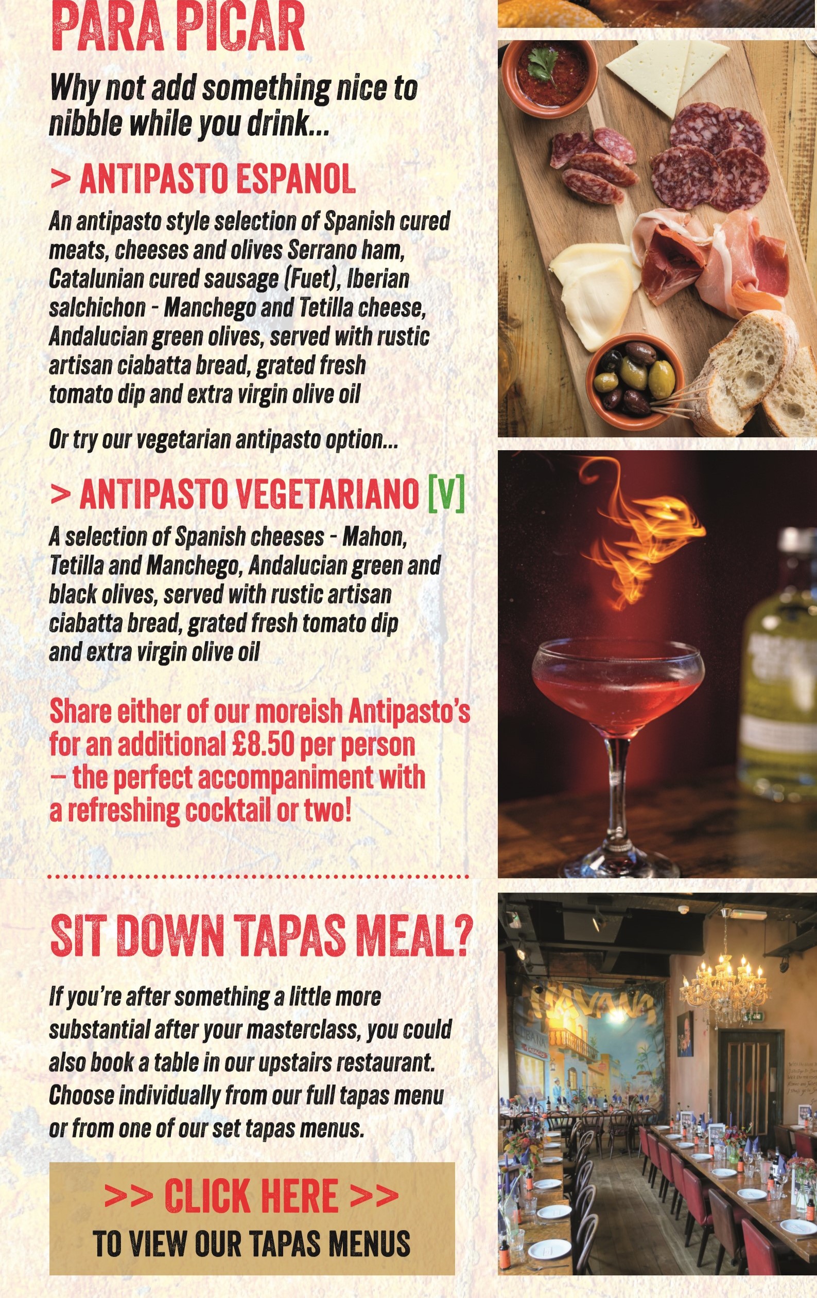 Cocktail Making Classes at Cubana Tapas Restaurant and Cuban Bar