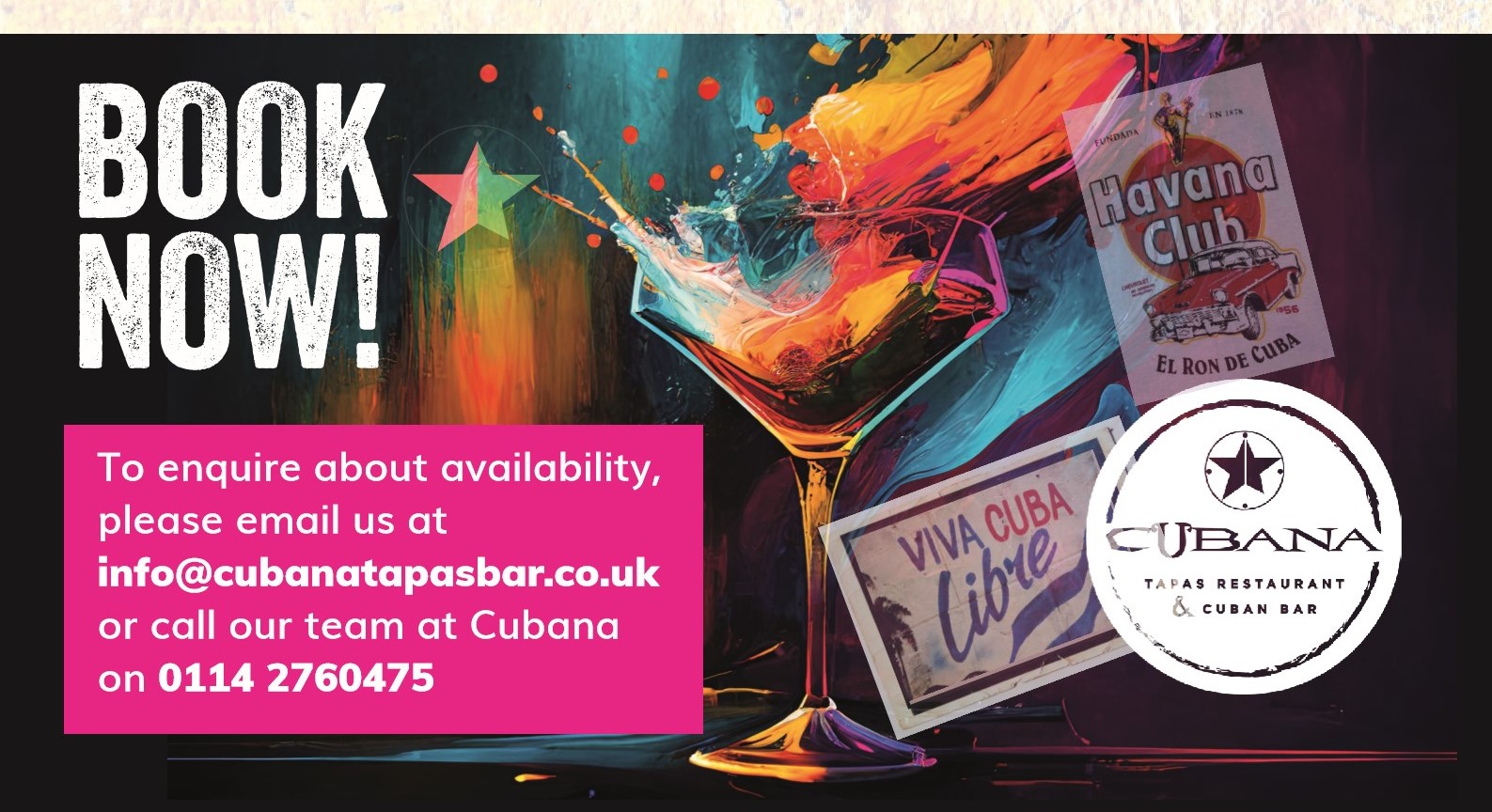 Cocktail Making Classes at Cubana Tapas Restaurant and Cuban Bar
