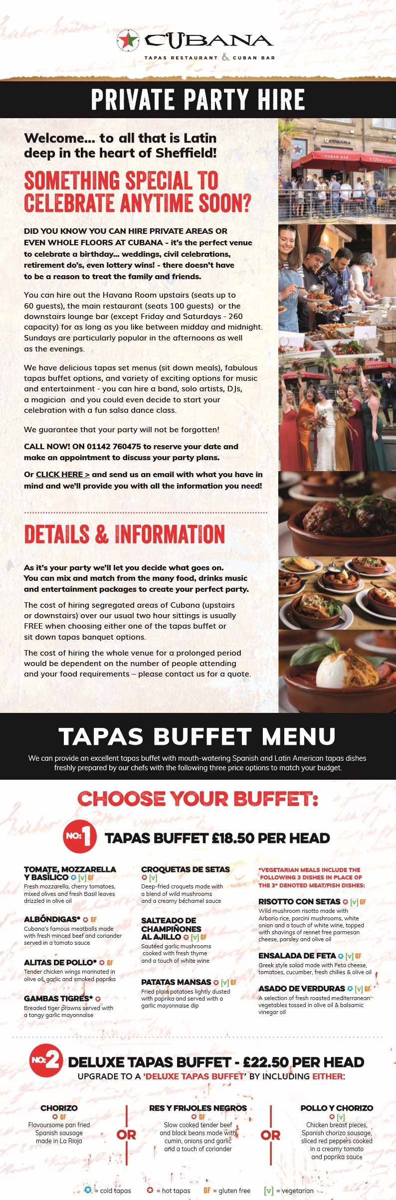 Hire Cubana for FREE on Sundays